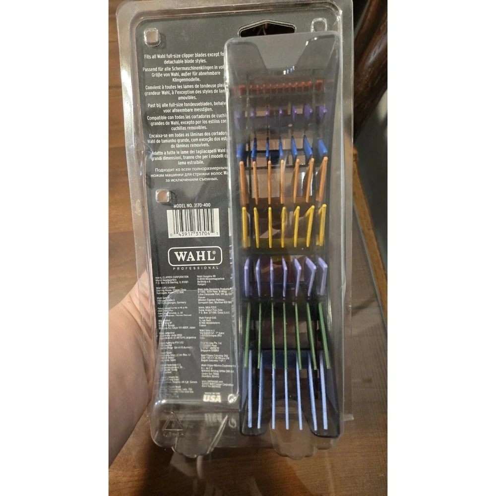 New Wahl Hair Fur Clipper Cutting Guides Guards Color Coded 8 With Tray TikTok